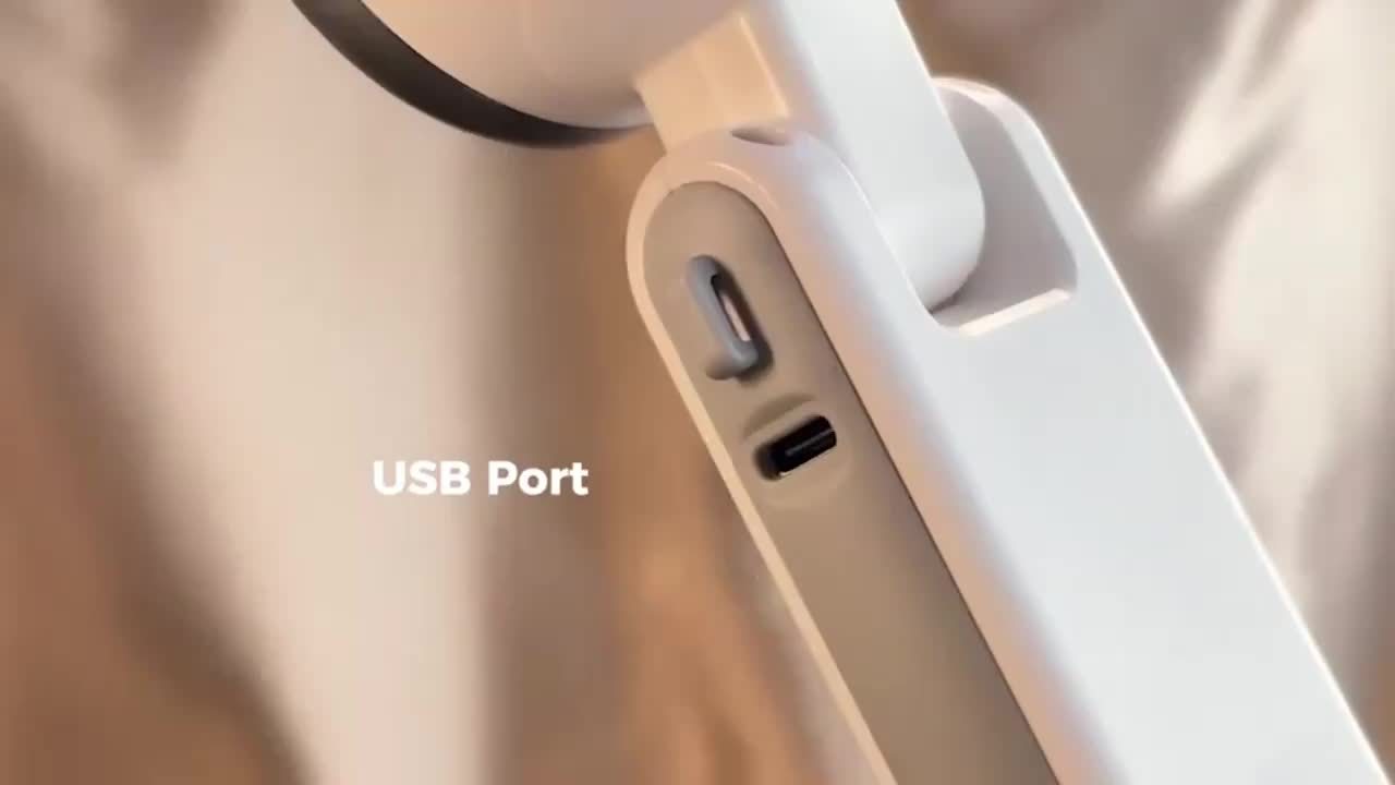 Kompaktni turbo ručni ventilator – 3-u-1 USB punjivi s 5 brzina