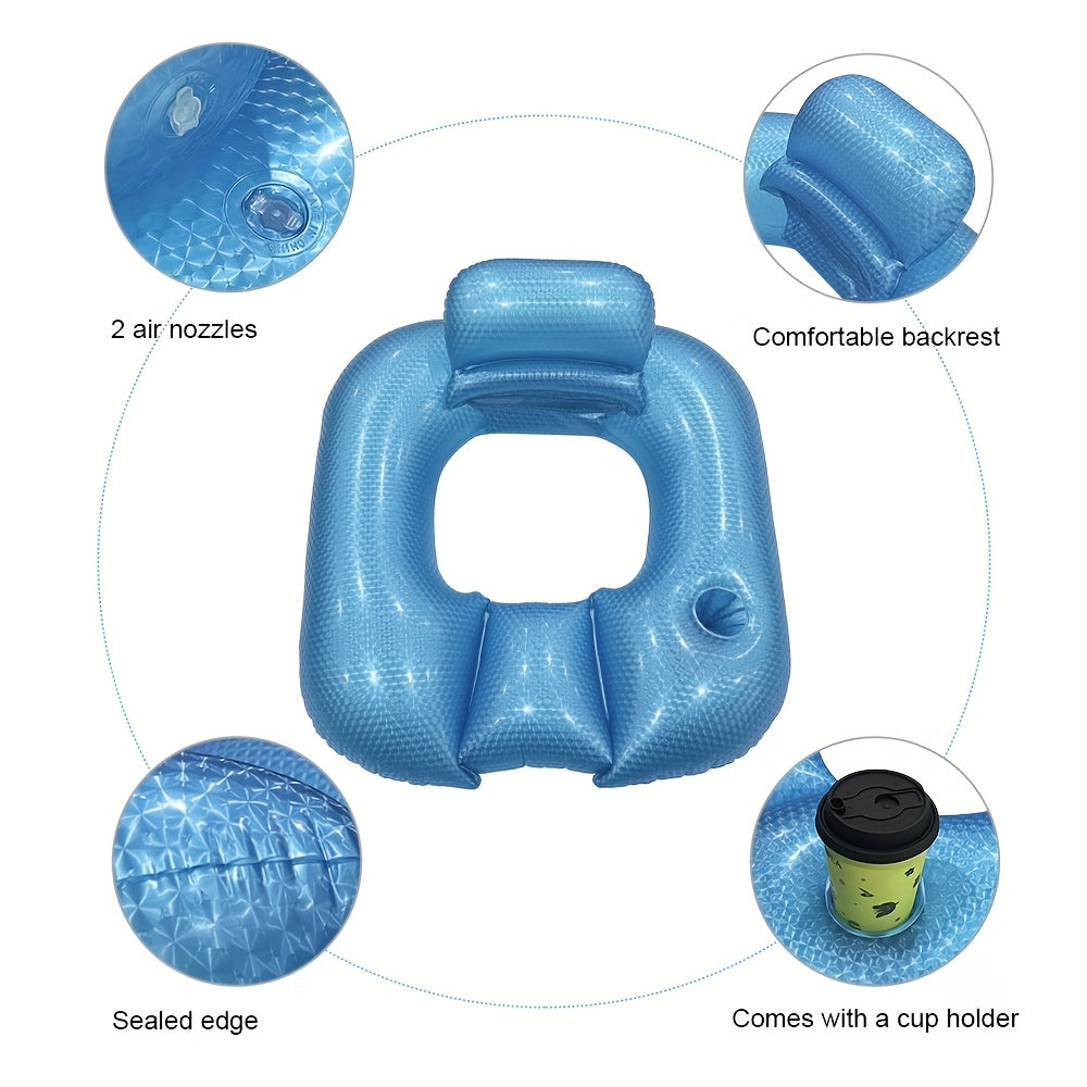 Espreguiçadeira insuflável PearlFloat – Conforto e estilo na água