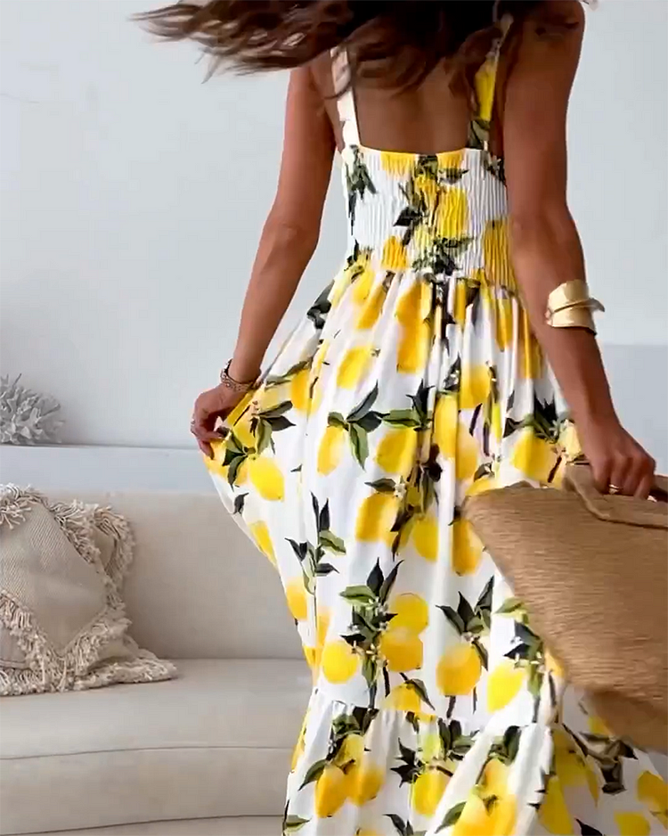 Vestido largo de verano: ligero y fluido.
