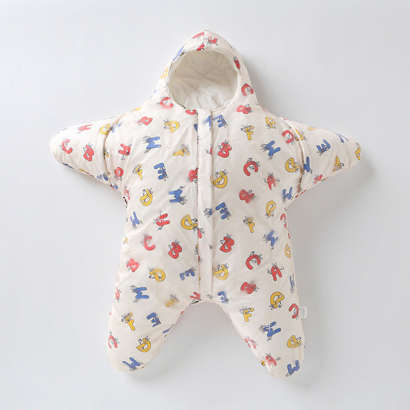 Saco de dormir para bebé con forma de estrella: para noches cálidas y acogedoras
