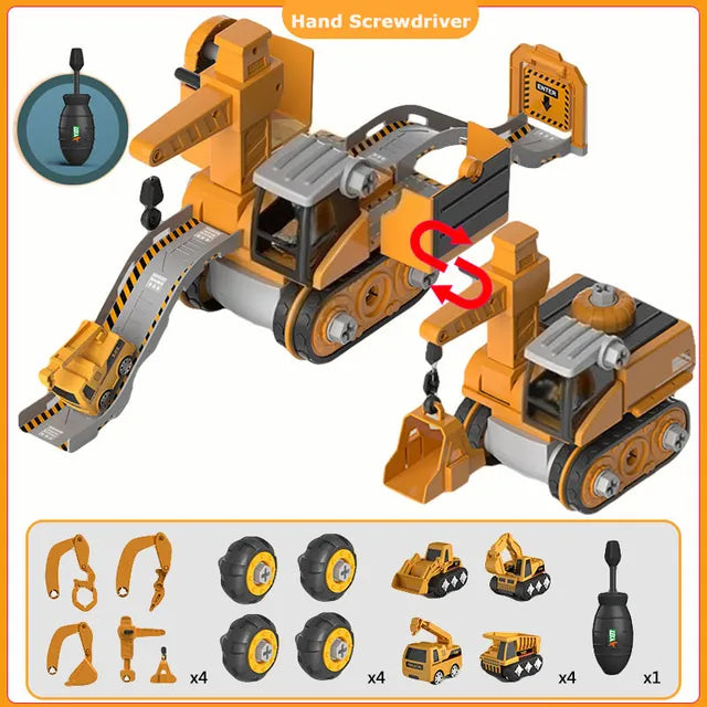 Juego de vehículos de construcción para niños: educativo e interactivo