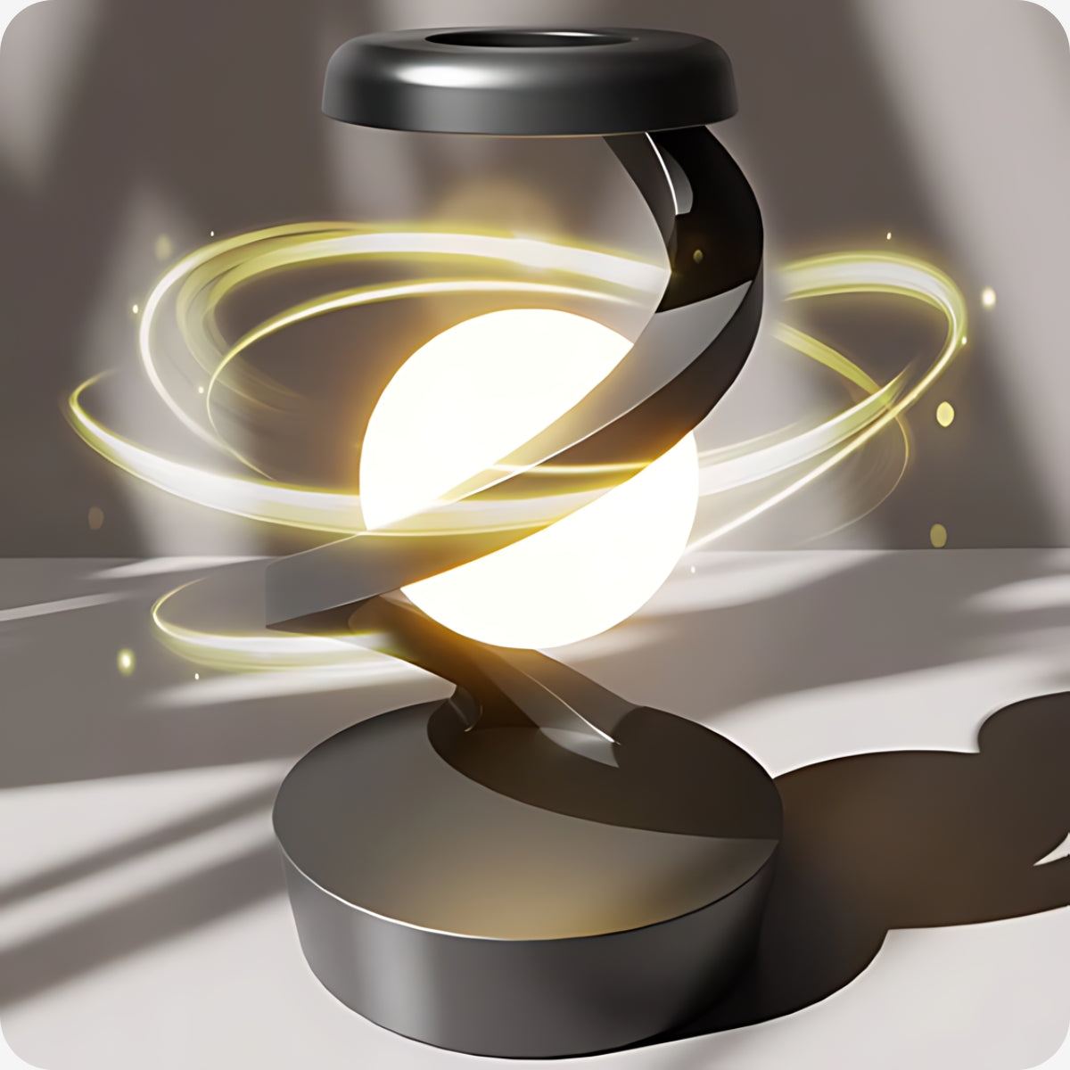LumaSpiral atmosfera lampa – Moderan dizajn s toplim sjajem