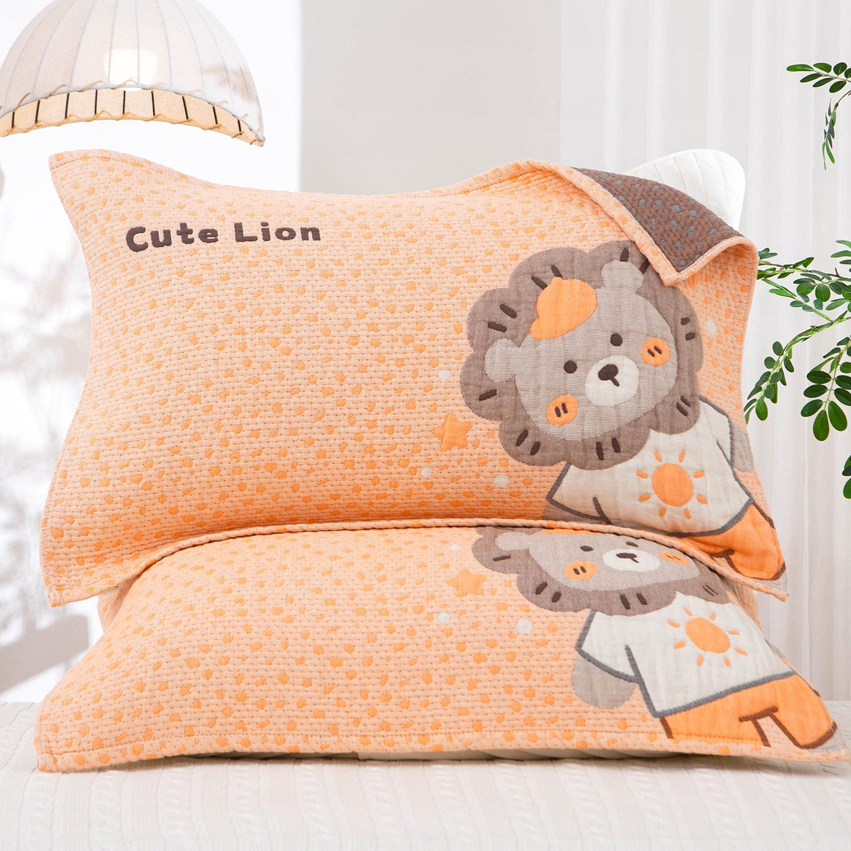 Capa decorativa para almofada com motivo de animal de inverno