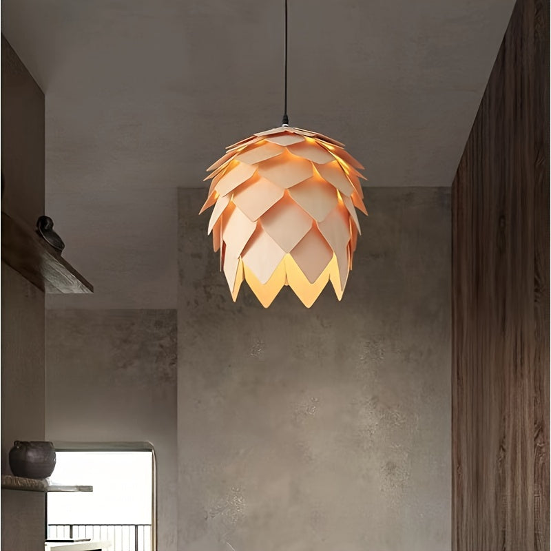 Bajkovita lampa u obliku češera – Prirodna atmosfera u domu