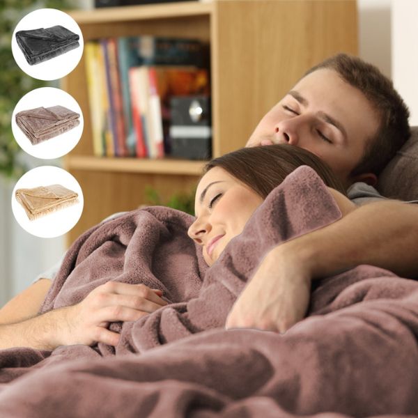 Kuschelige USB-Heizdecke für kalte Tage und Nächte