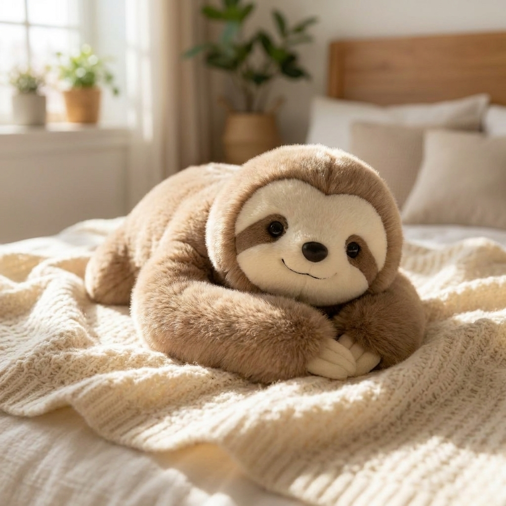 Peluche com braços compridos para abraçar