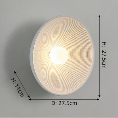 Scandi Retro okrugla zidna lampa – Ugodno svjetlo za svaki prostor