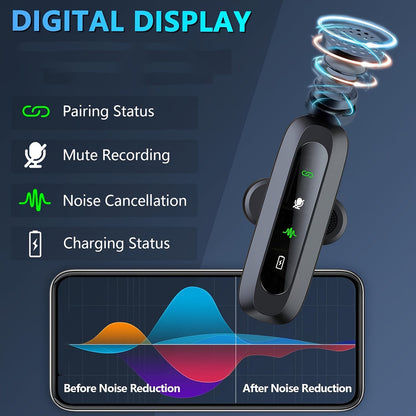 Micrófono de solapa inalámbrico SoundClip: para teléfonos inteligentes y tabletas