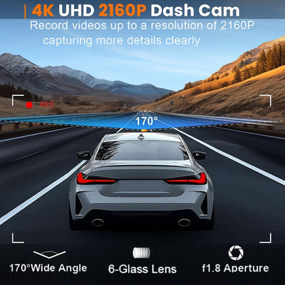 4K Ultra dashcam – Tanak sigurnosni uređaj i oštre slike na svakom putovanju