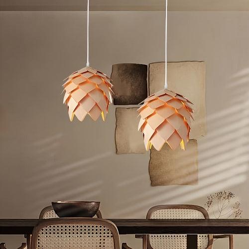 Bajkovita lampa u obliku češera – Prirodna atmosfera u domu