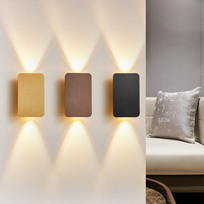 Candeeiro de parede LED retangular
