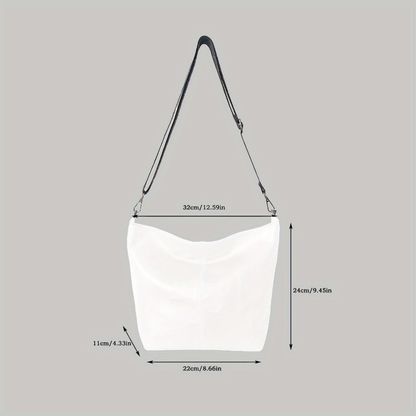 Široka geometrijska torba – Crossbody s velikim kapacitetom i retro štihom