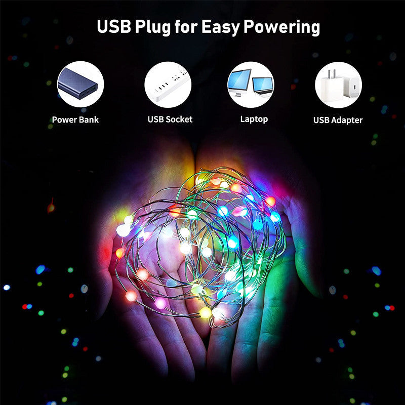 Luces navideñas SmartGlow: iluminación colorida con control mediante aplicación
