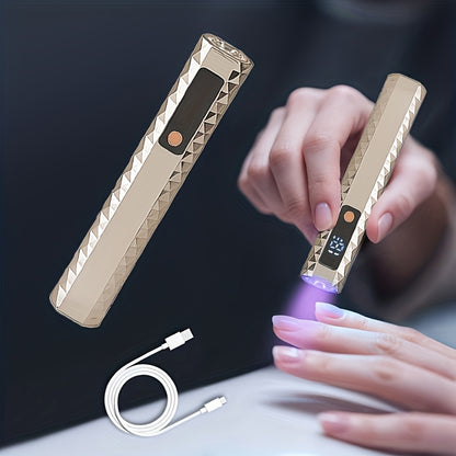 Lámpara de uñas UV portátil con pantalla LCD
