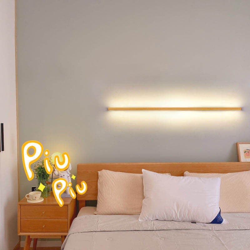 Minimalistička drvena zidna lampa – Atmosfersko osvjetljenje za svaki prostor