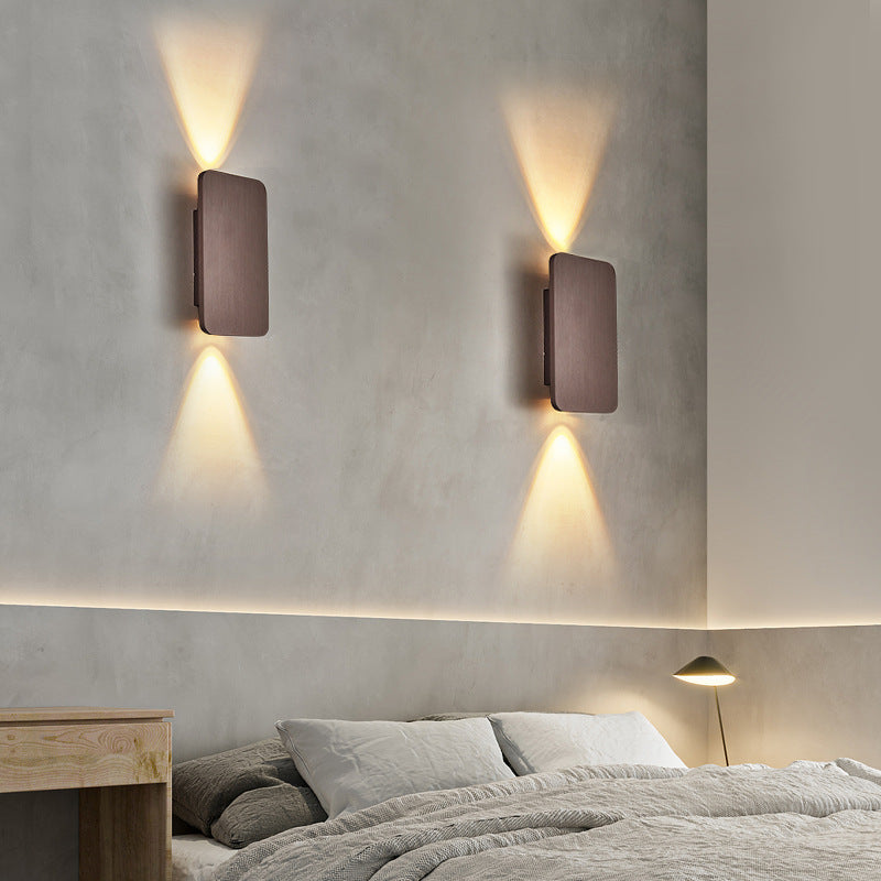 Candeeiro de parede LED retangular