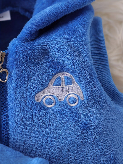 Zoomer baby set – Slatka auto vezenina za hladnije dane