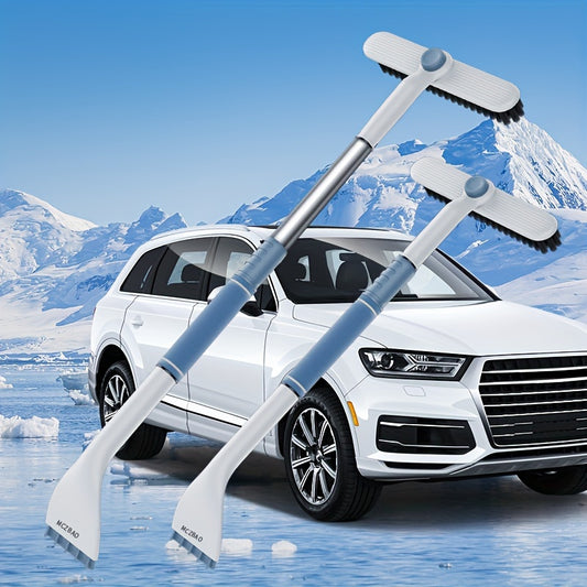 Ausziehbarer Schneebesen mit Eiskratzer fürs Auto