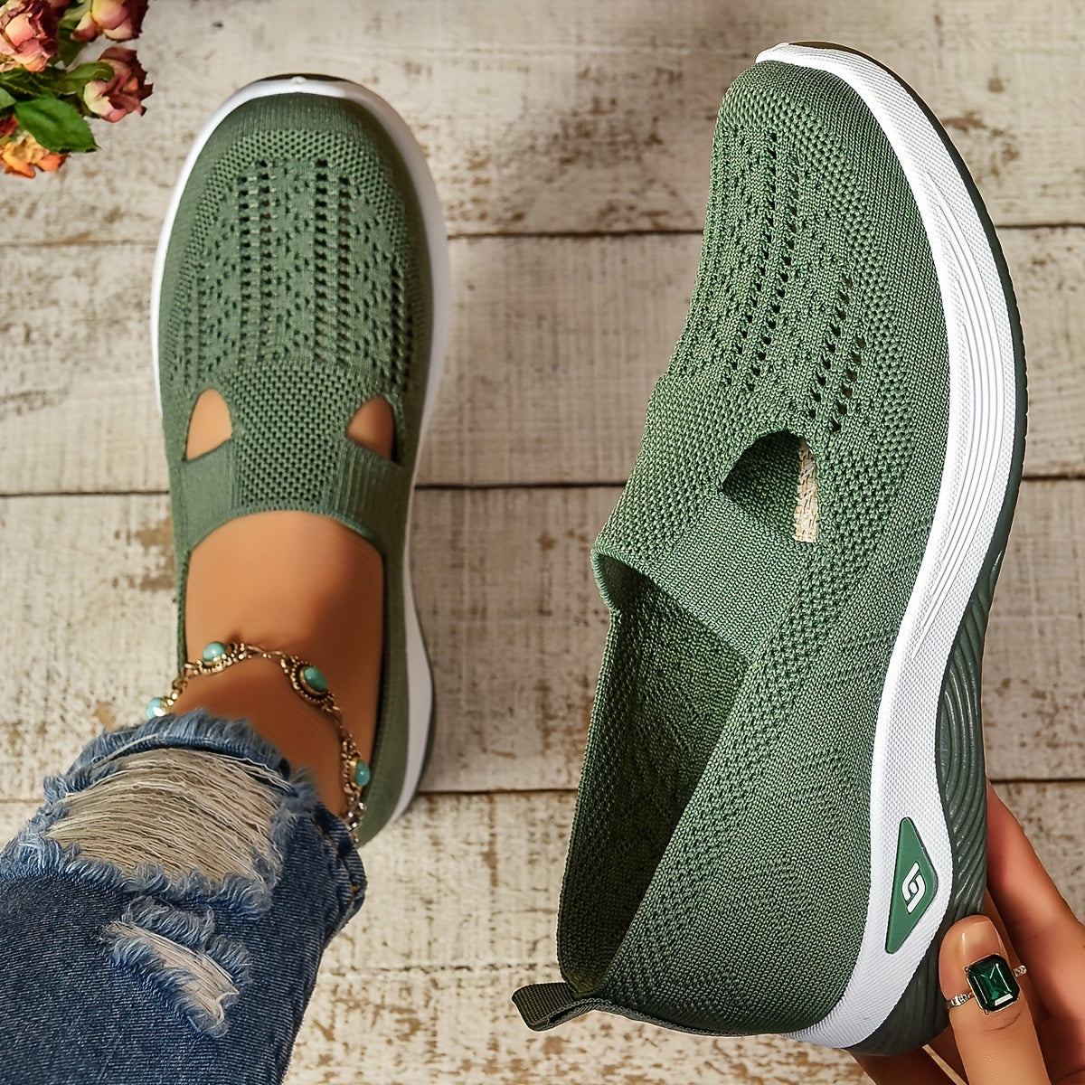 Sense – Ležerne prozračne slip-on tenisice