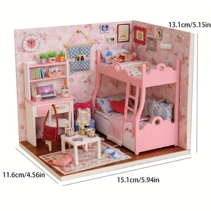 Casa de muñecas para niña encantada: un modelo DIY bonito y detallado