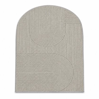 Alfombrilla protectora para silla de oficina con base antideslizante