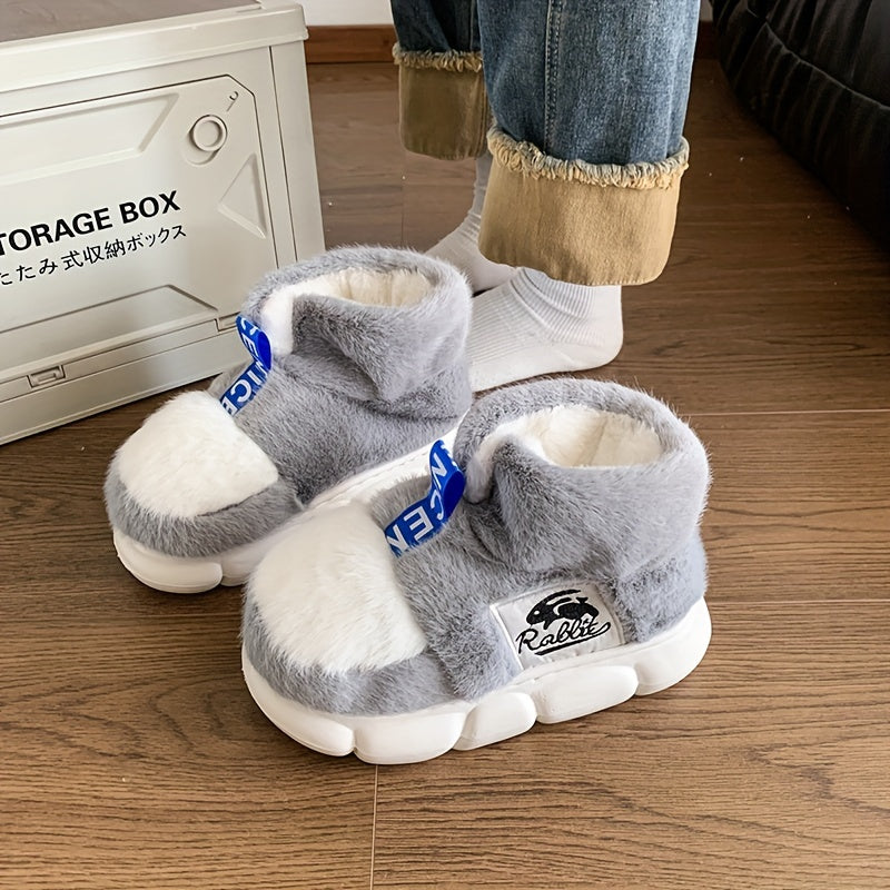 Warme Unisex Hausschuhe mit Cartoon-Motiv
