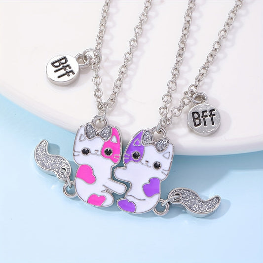 Conjunto de collar de gato BFF: para la amistad y el estilo