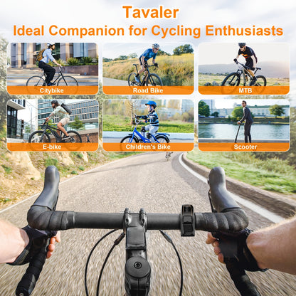 Timbre universal para bicicleta de gran volumen