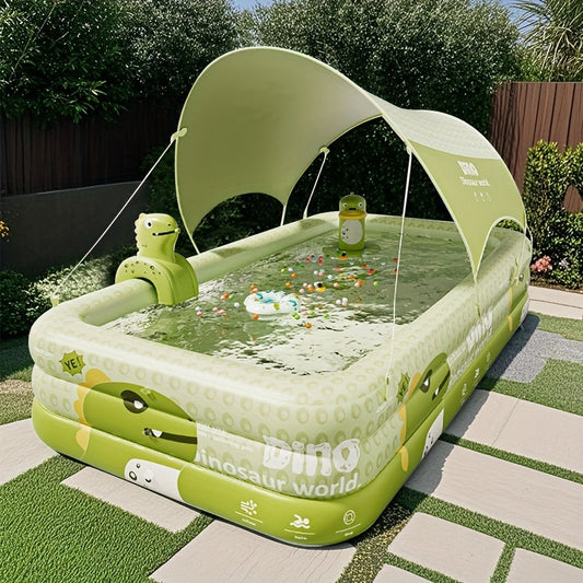 Piscina inflable Dino: segura, divertida y cómoda
