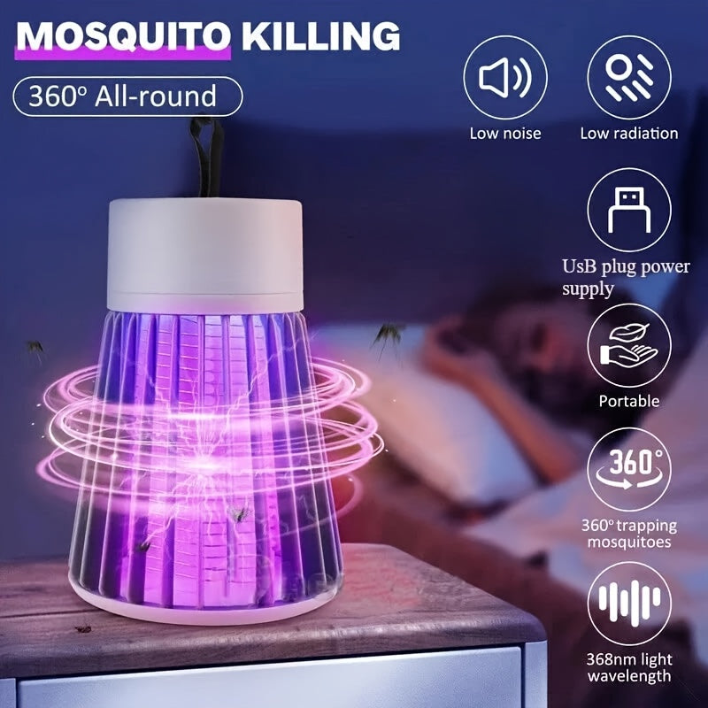 Punjiva lampa protiv komaraca – 360° UV električni udar za uništavanje insekata