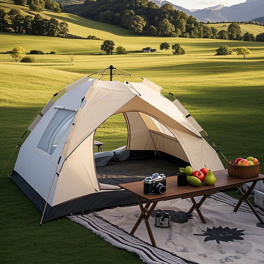 Tienda de campaña plegable automática: cómoda y duradera para aventuras al aire libre.