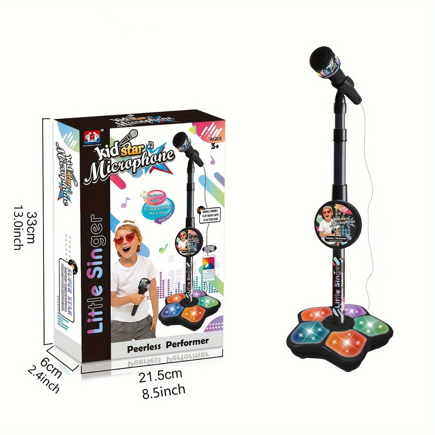 StarSound dječji karaoke mikrofon i stalak – Interaktivno i edukativno