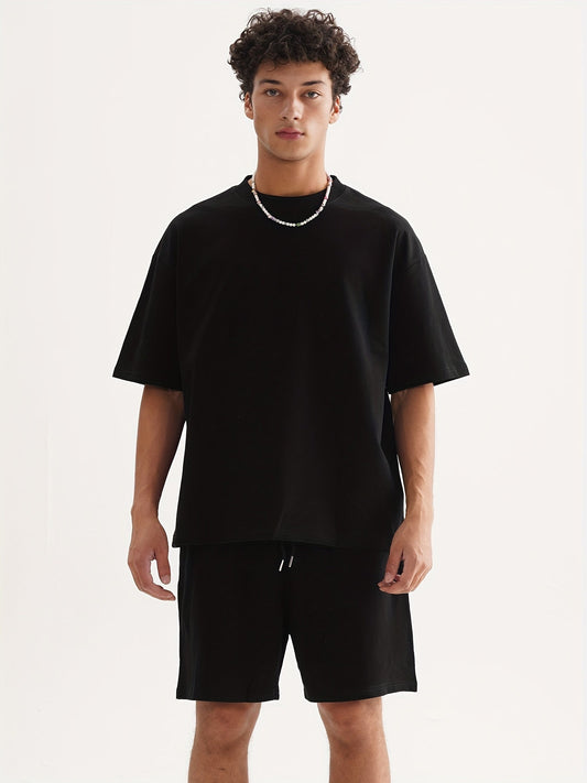 Conjunto informal de algodón relajado: aireado y cómodo.