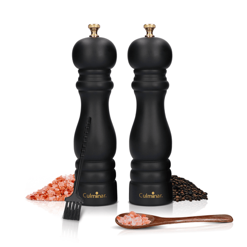 Set de molinillos de sal y pimienta ajustables