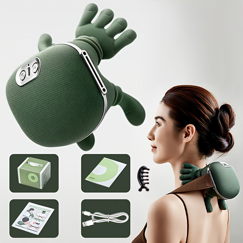 Masajeador eléctrico para cuello y hombros con función de calor