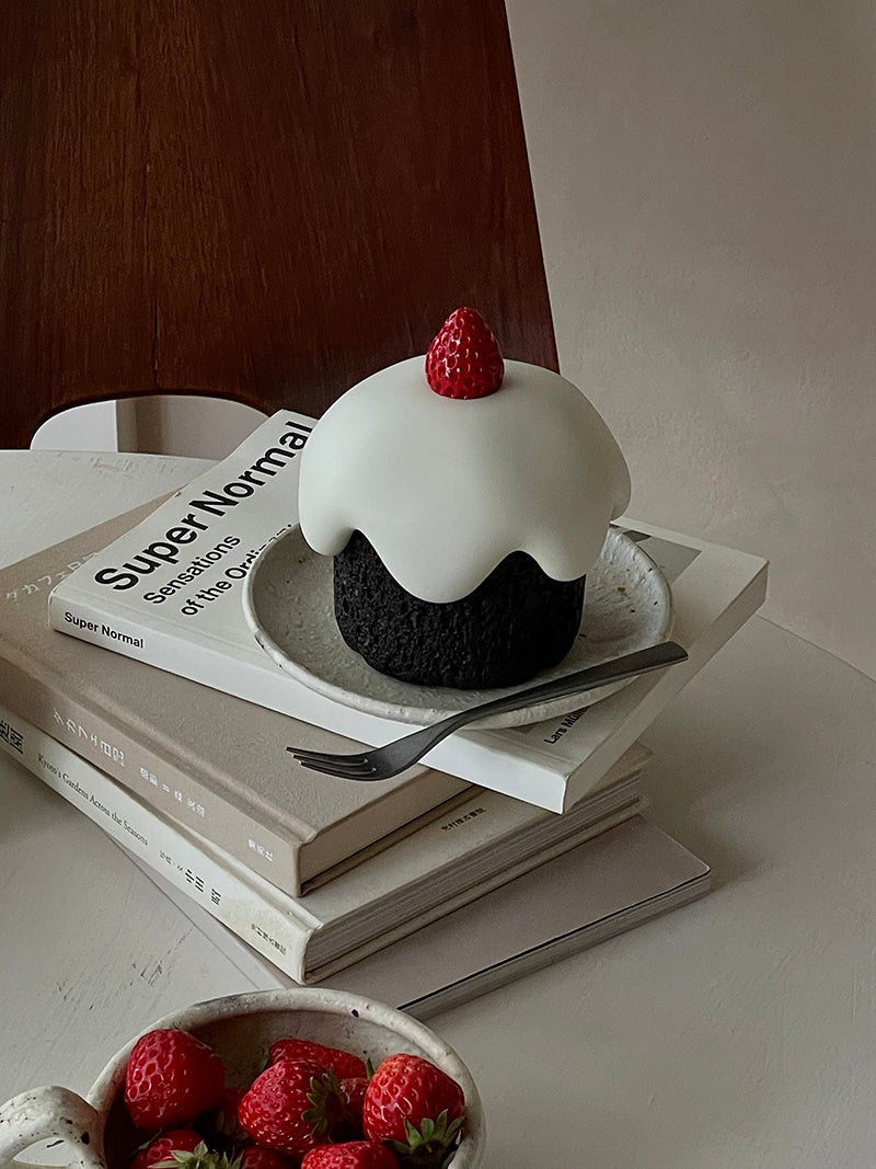 Cupcakeförmige Aufbewahrungsbox mit Deckel