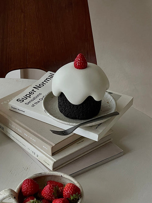 Cupcakeförmige Aufbewahrungsbox mit Deckel