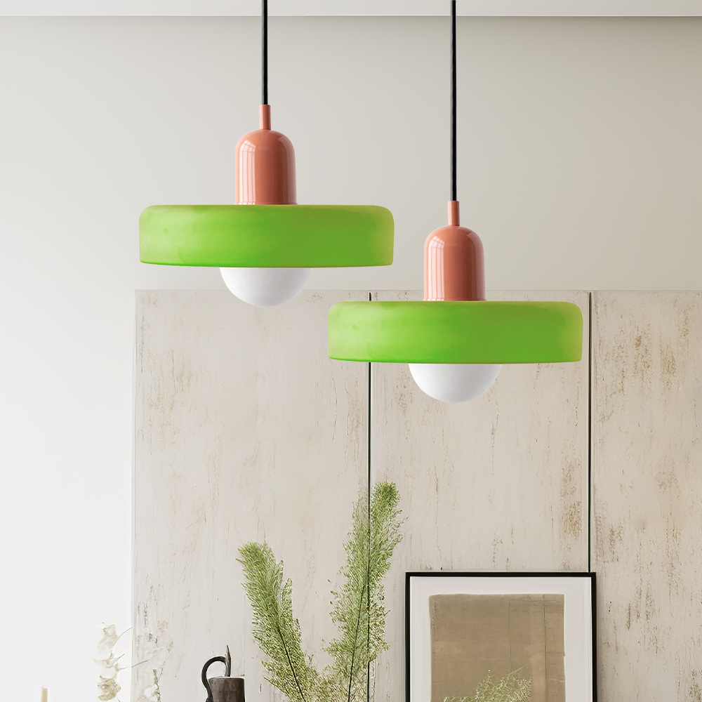 ColorLoop viseća svjetiljka – Umjetnički Bauhaus luster s toplim svjetlom