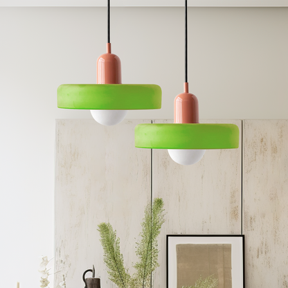 ColorLoop viseća svjetiljka – Umjetnički Bauhaus luster s toplim svjetlom