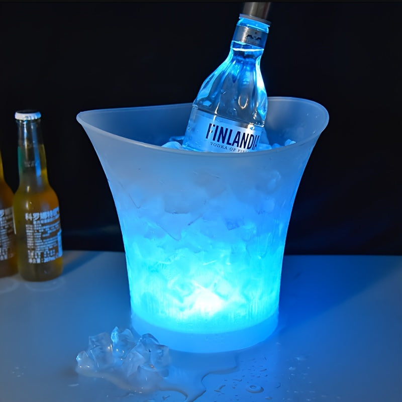 5L LED osvijetljeni kantu za led – Savršeno za šampanjac i pivo
