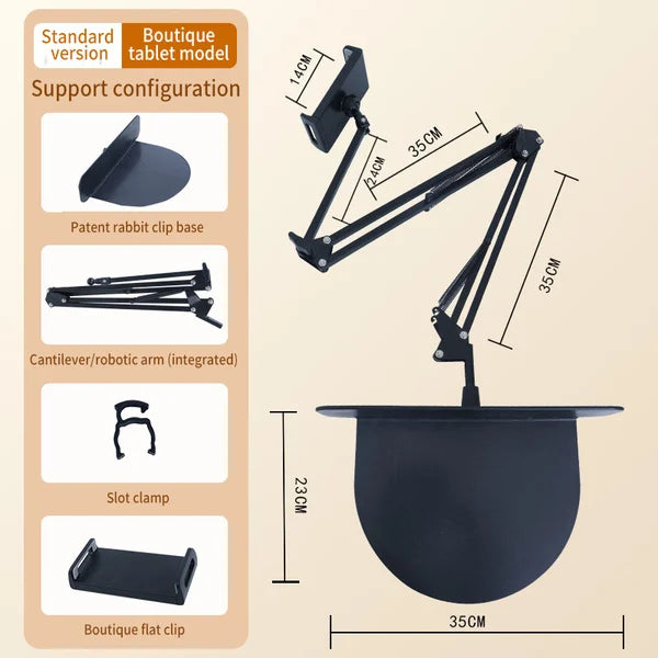 Soporte ajustable para teléfono y tableta de 360°
