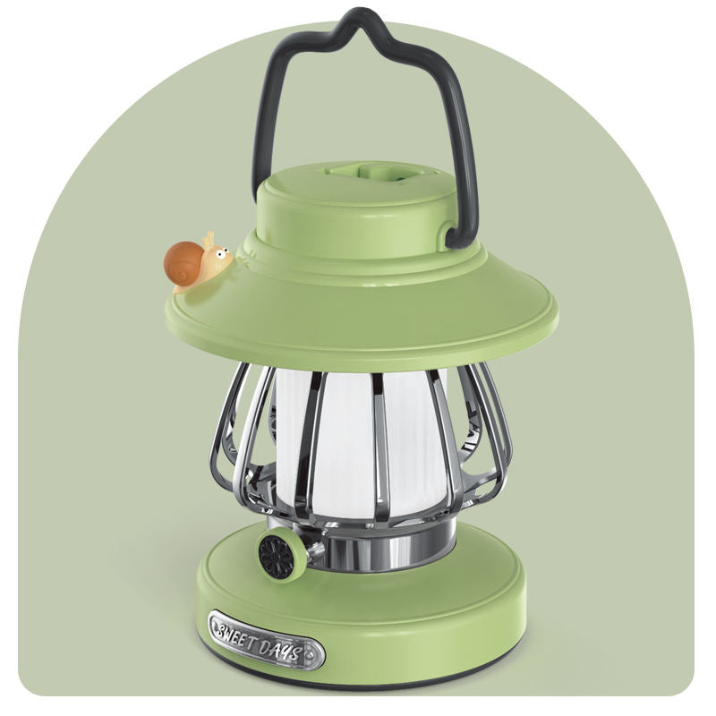 SnailGlow prijenosna kamp svjetiljka – USB punjiva noćna lampa