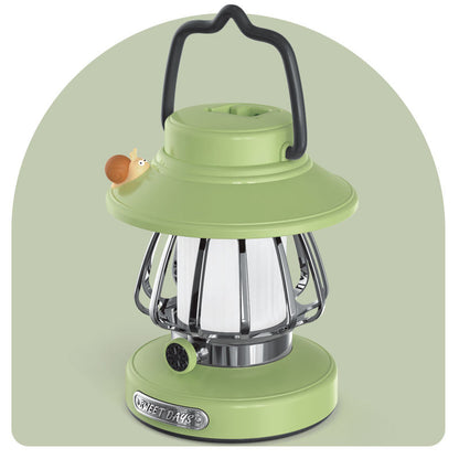 SnailGlow prijenosna kamp svjetiljka – USB punjiva noćna lampa