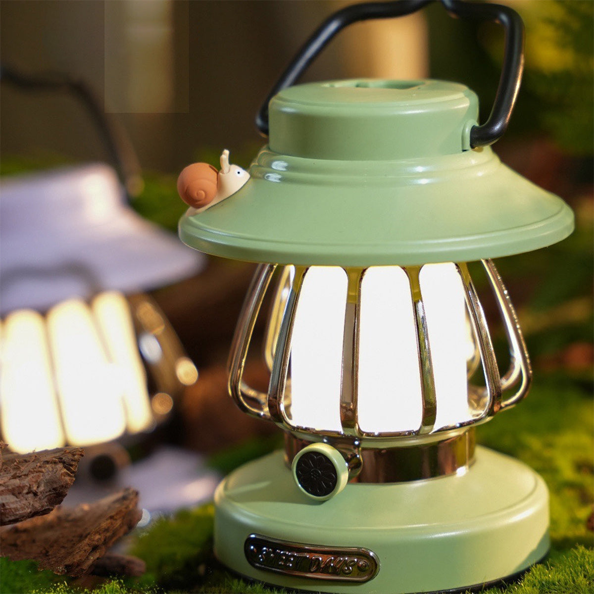 SnailGlow prijenosna kamp svjetiljka – USB punjiva noćna lampa
