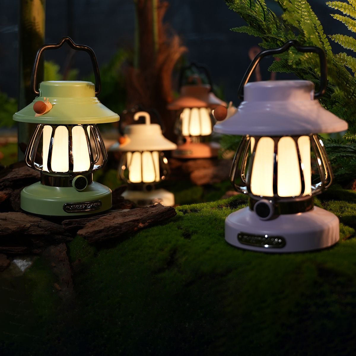 SnailGlow prijenosna kamp svjetiljka – USB punjiva noćna lampa