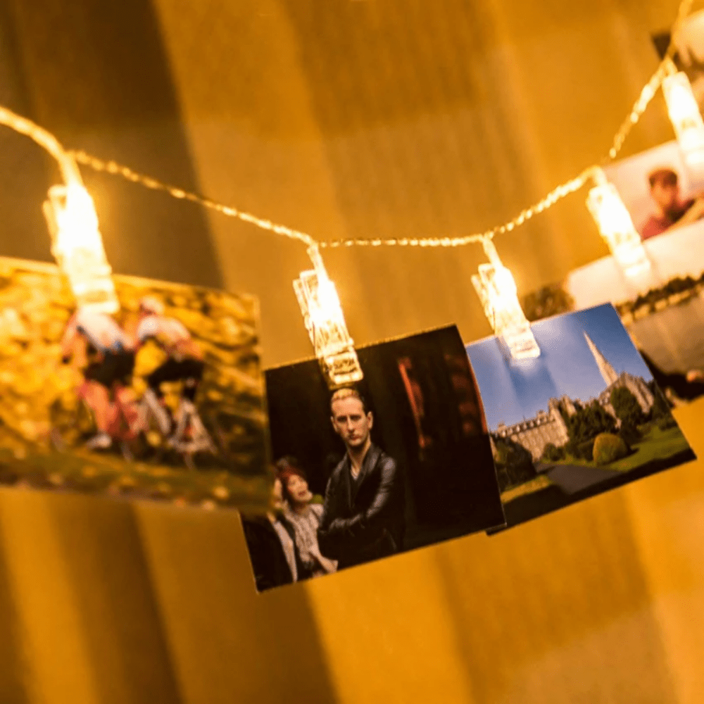 LumiClip LED lanac svjetala – Magične svjetlosne niti s foto kopčama