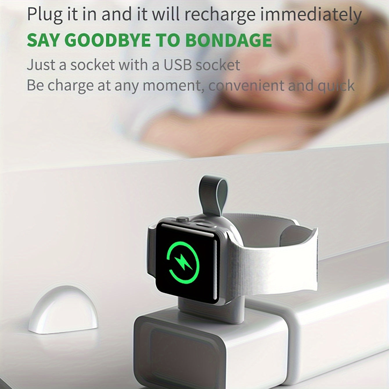 Prijenosni bežični punjač - Praktičan za tvoj Apple Watch