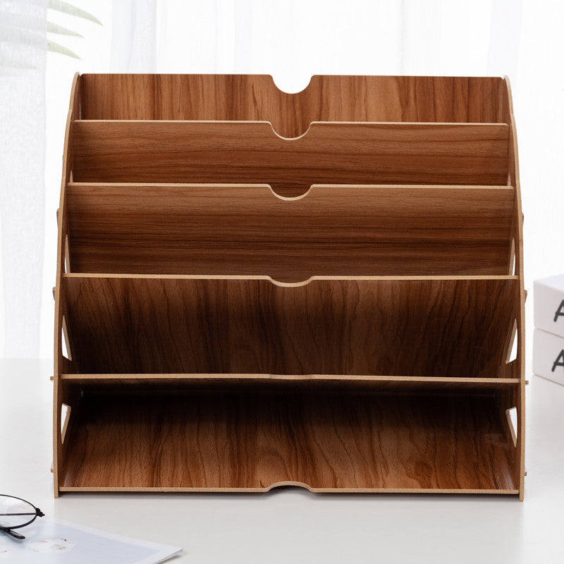 WoodFlow A4 Organizator – Stilski spremnik za svaki stol