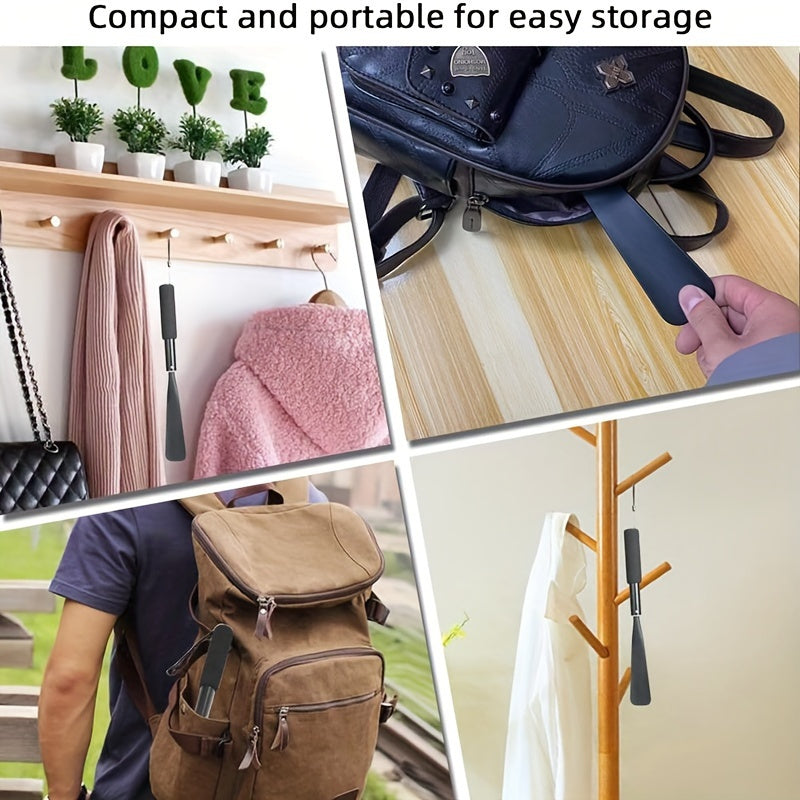 Práctico calzador extensible: fácil de poner y quitar.