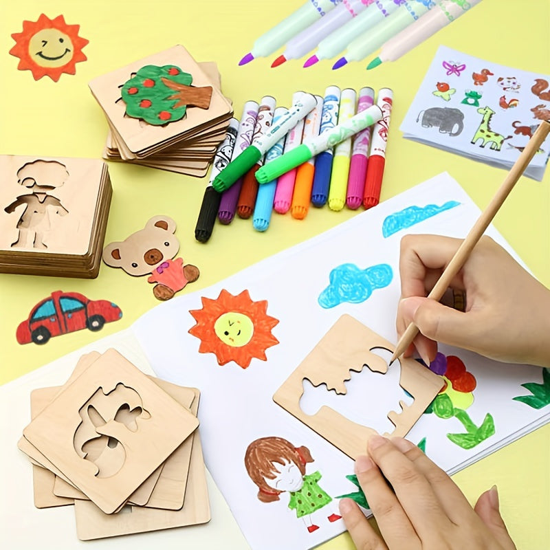 Pedagoški set šablona za crtanje – Za kreativno učenje